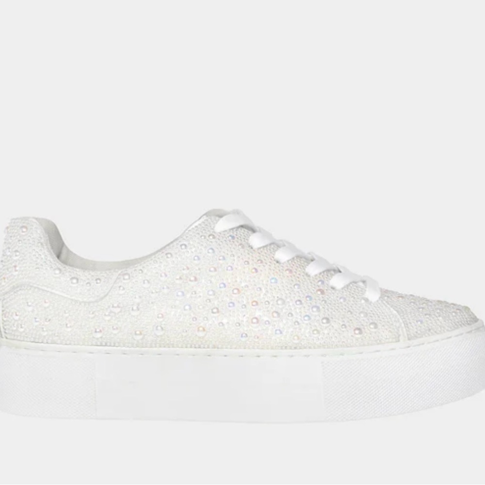 Betsy Johnson bridal sneakers
